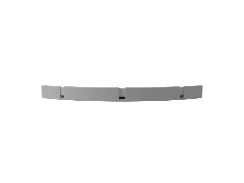 Side view of the 1-1/8 inch 90-degree hose mount