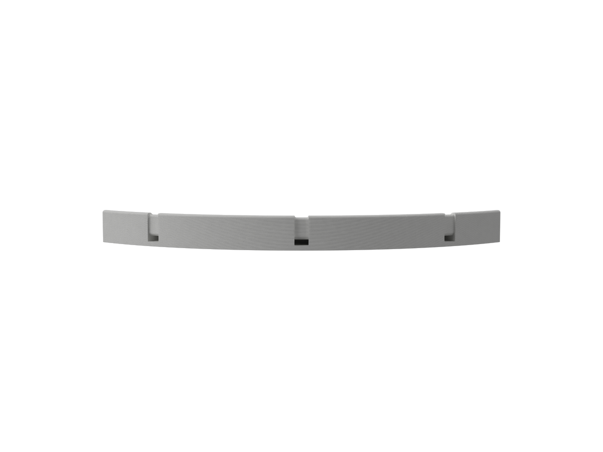 Side view of the 1-1/8 inch 90-degree hose mount