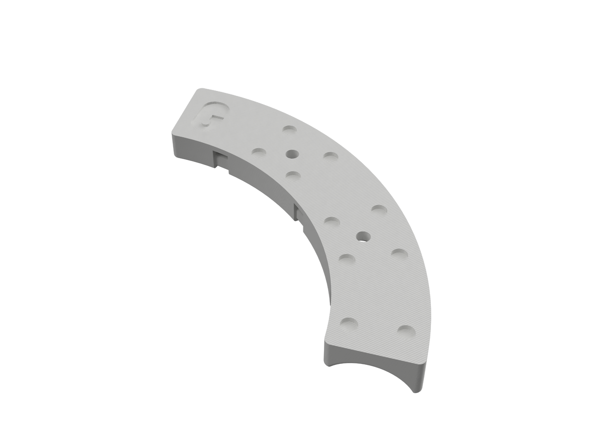 Underside of the 3/4 inch 90-degree hose mount